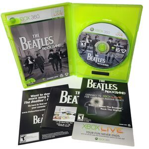 Beatles: Rock Band XBOX 360 Video Game Complete with case, inserts, manual